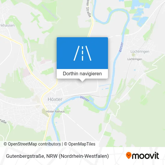 Gutenbergstraße Karte