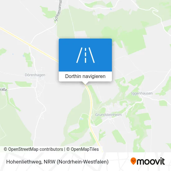 Hohenliethweg Karte