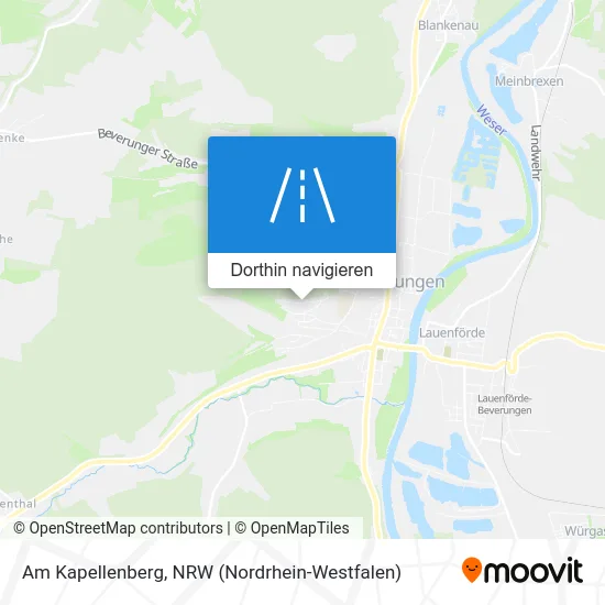 Am Kapellenberg Karte