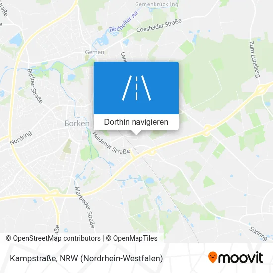 Kampstraße Karte