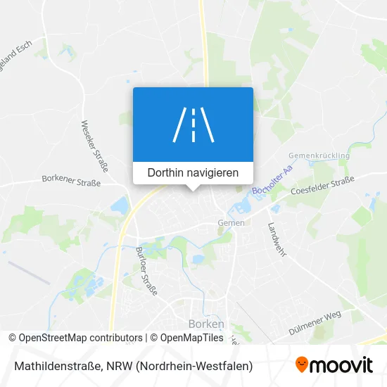 Mathildenstraße Karte