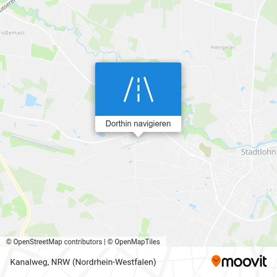Kanalweg Karte