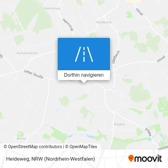 Heideweg Karte