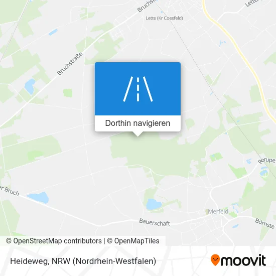 Heideweg Karte
