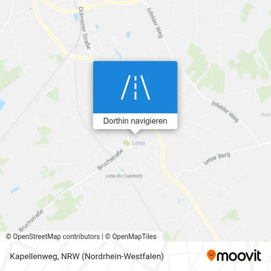 Kapellenweg Karte