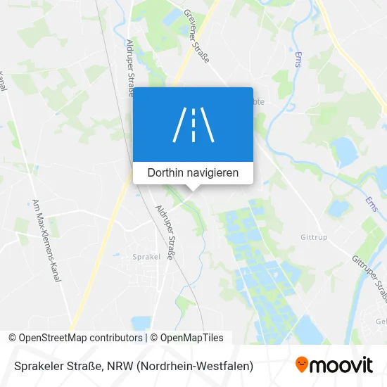 Sprakeler Straße Karte