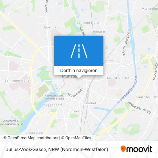 Julius-Voos-Gasse Karte