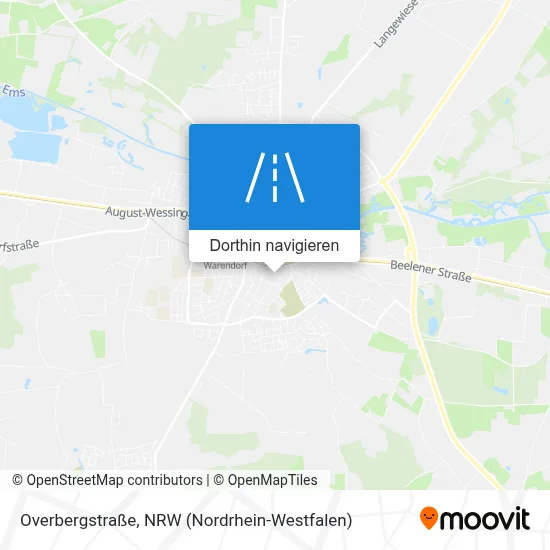 Overbergstraße Karte