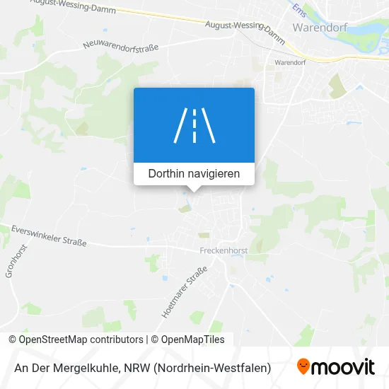 An Der Mergelkuhle Karte