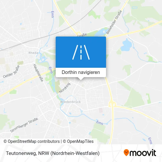 Teutonenweg Karte