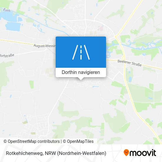 Rotkehlchenweg Karte