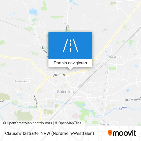 Clausewitzstraße Karte