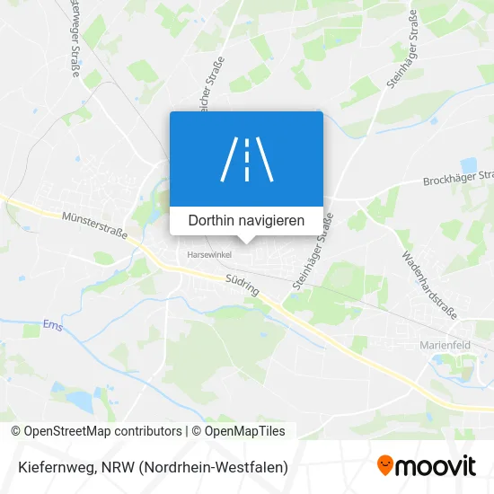 Kiefernweg Karte