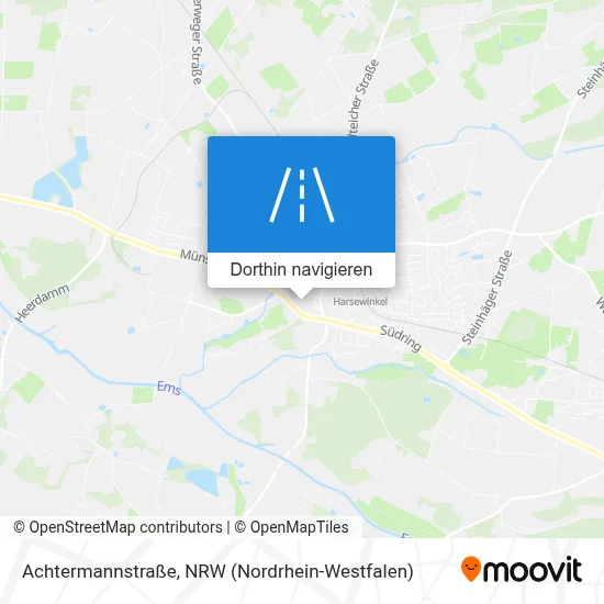 Achtermannstraße Karte