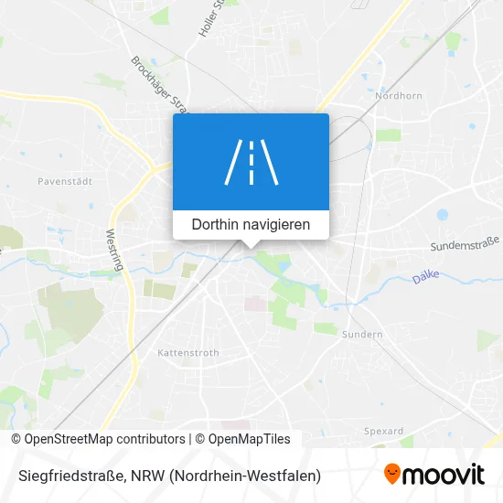 Siegfriedstraße Karte