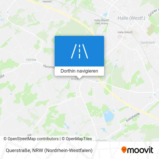 Querstraße Karte
