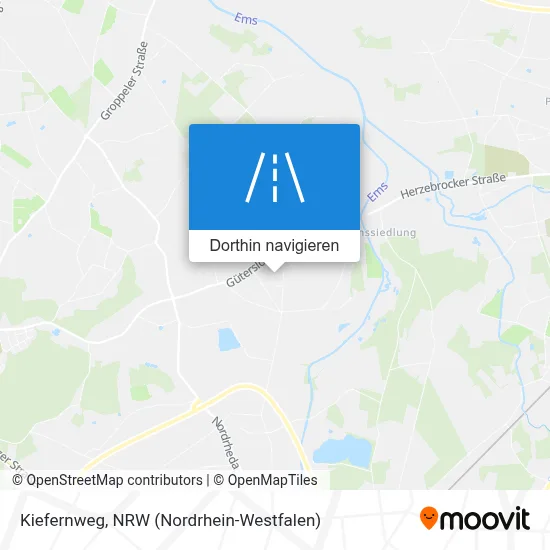 Kiefernweg Karte