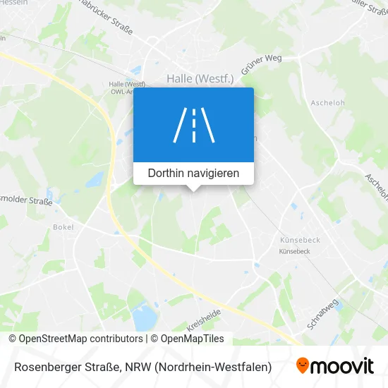 Rosenberger Straße Karte