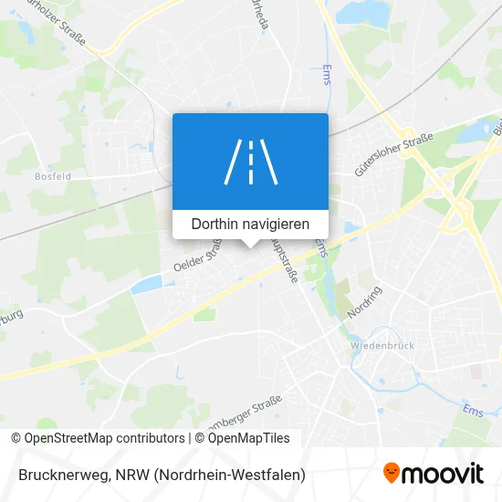 Brucknerweg Karte