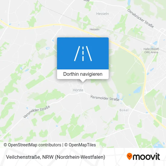 Veilchenstraße Karte