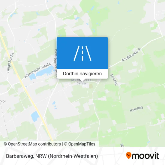 Barbaraweg Karte