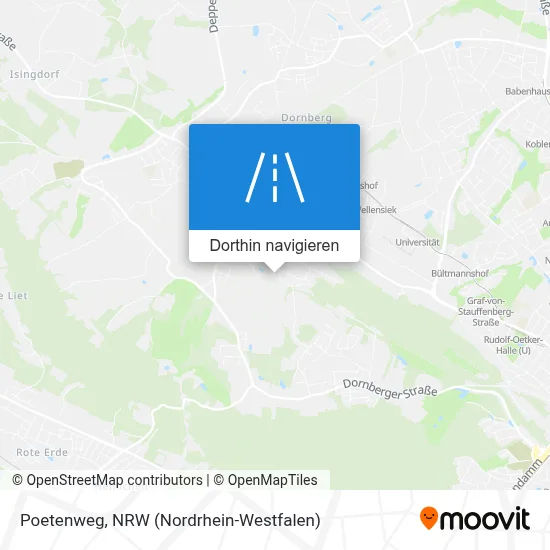 Poetenweg Karte