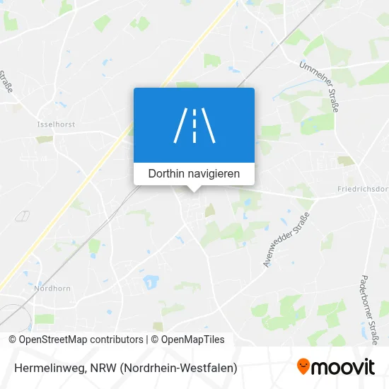 Hermelinweg Karte