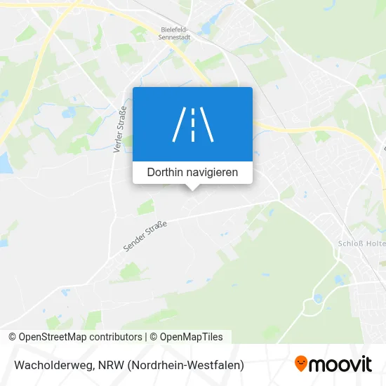 Wacholderweg Karte