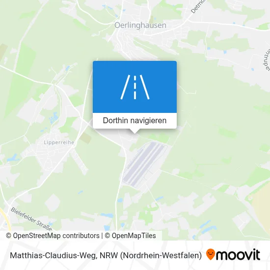 Matthias-Claudius-Weg Karte