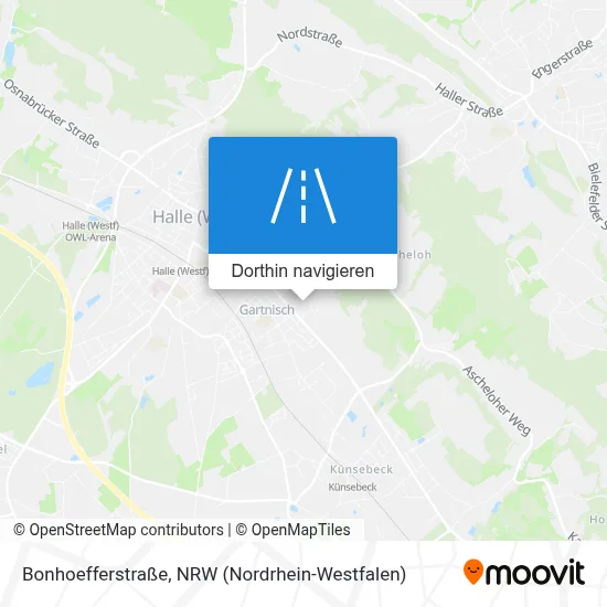 Bonhoefferstraße Karte