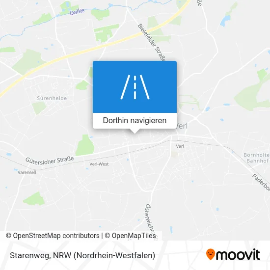 Starenweg Karte
