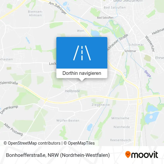 Bonhoefferstraße Karte