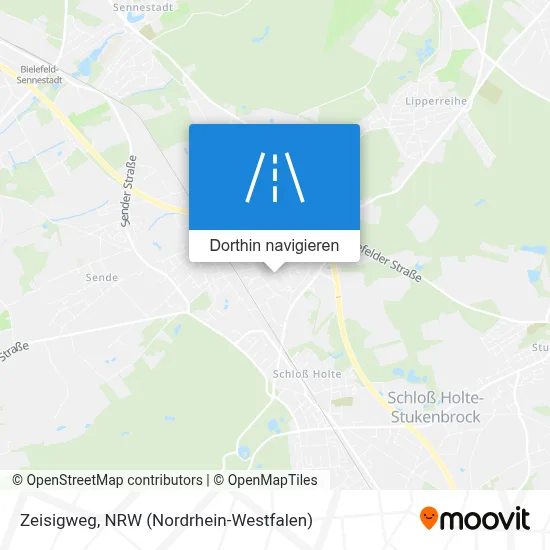 Zeisigweg Karte