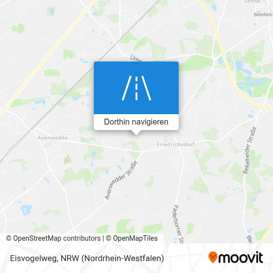 Eisvogelweg Karte