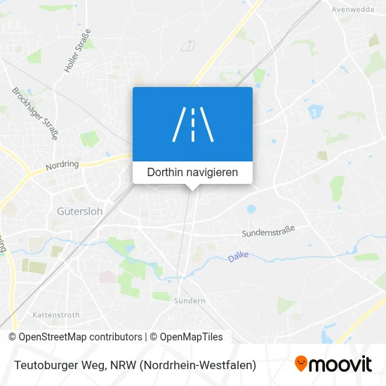 Teutoburger Weg Karte
