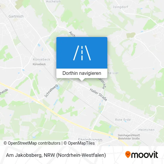 Am Jakobsberg Karte