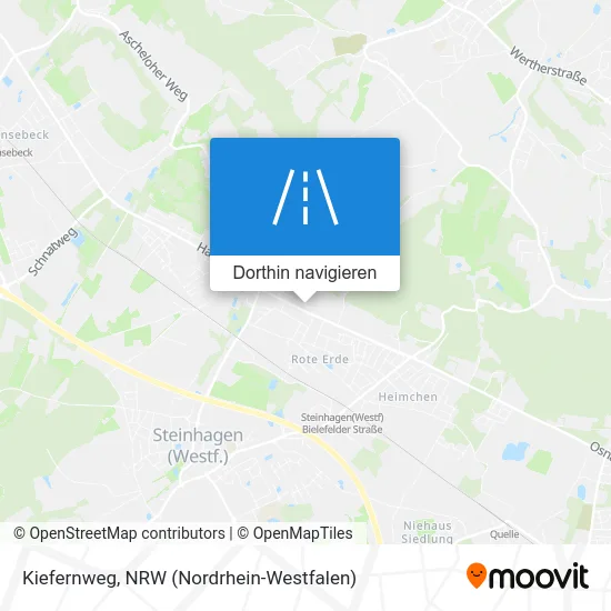Kiefernweg Karte