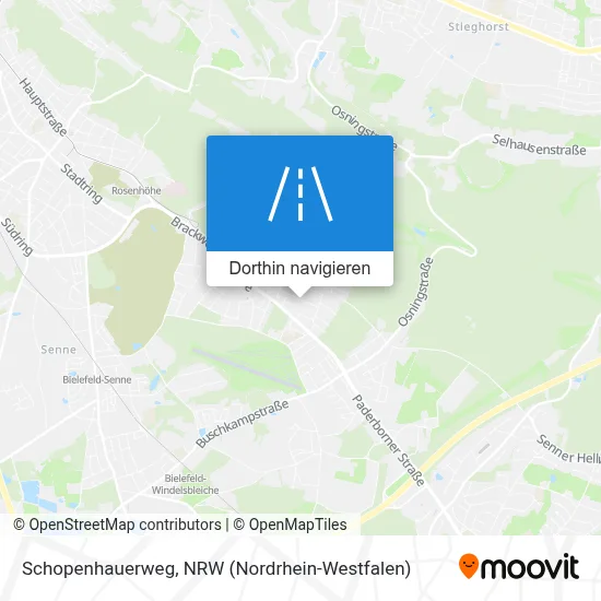 Schopenhauerweg Karte