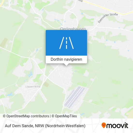 Auf Dem Sande Karte