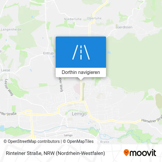 Rintelner Straße Karte