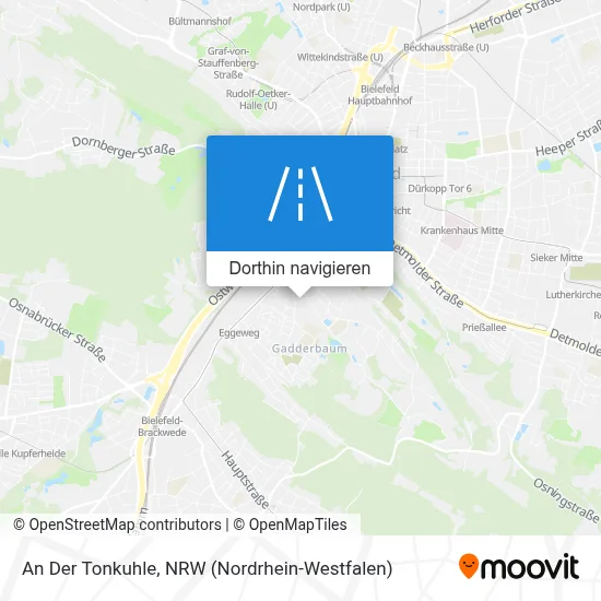 An Der Tonkuhle Karte