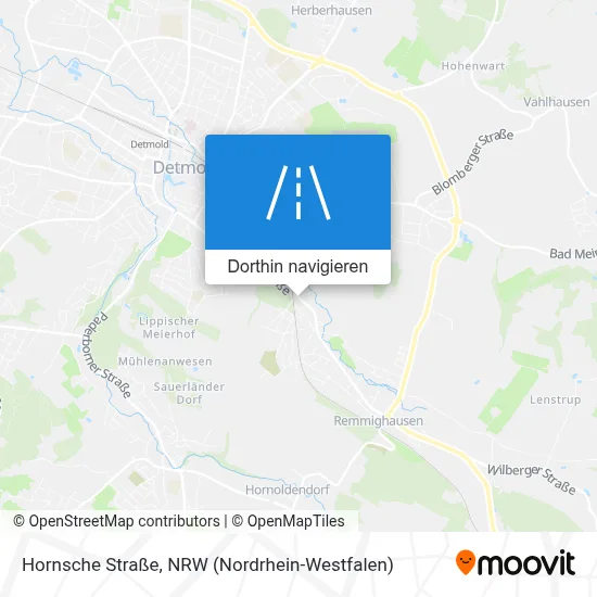Hornsche Straße Karte