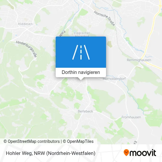 Hohler Weg Karte