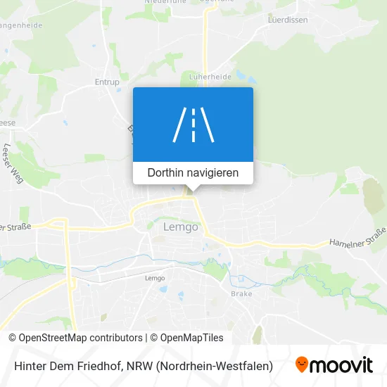 Hinter Dem Friedhof Karte