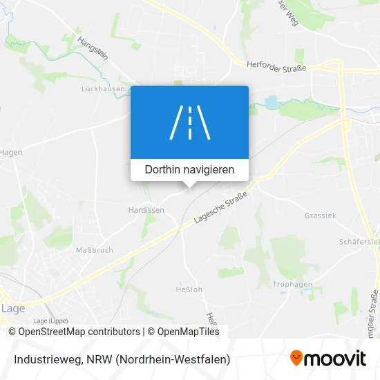 Industrieweg Karte