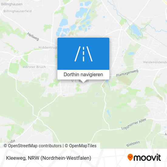 Kleeweg Karte