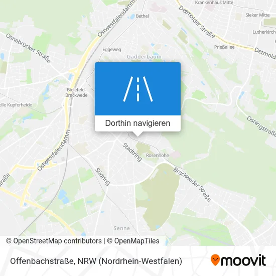 Offenbachstraße Karte