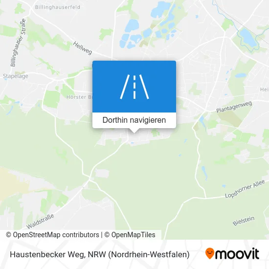 Haustenbecker Weg Karte