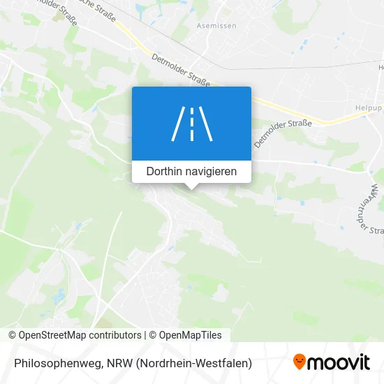Philosophenweg Karte