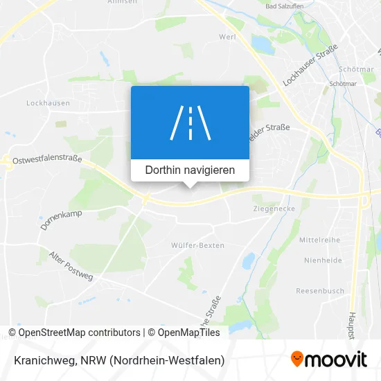 Kranichweg Karte